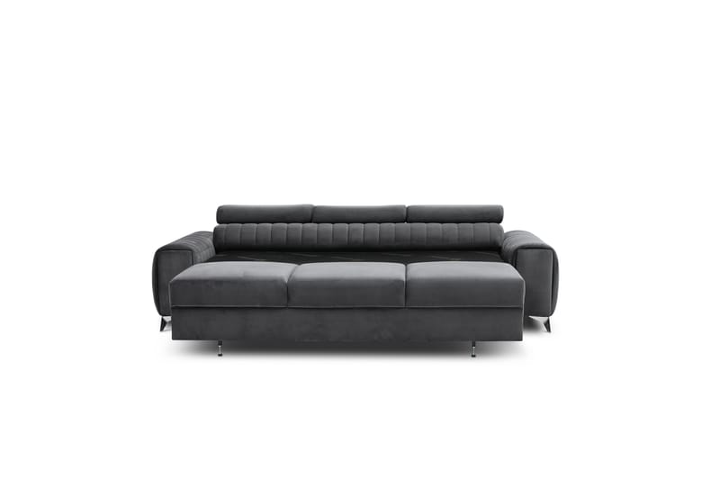 Laurece Sovesofa 3-personers - Grå - Møbler - Sofaer - Sovesofaer