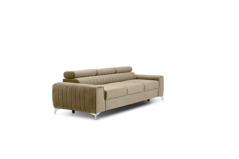 Laurece Sovesofa 3-personers - Beige - Møbler - Sofaer - Sovesofaer