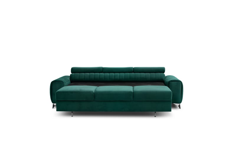 Laurece Sovesofa 3-personers - Grøn - Møbler - Sofaer - Sovesofaer