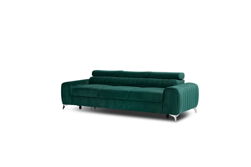 Laurece Sovesofa 3-personers - Grøn - Møbler - Sofaer - Sovesofaer