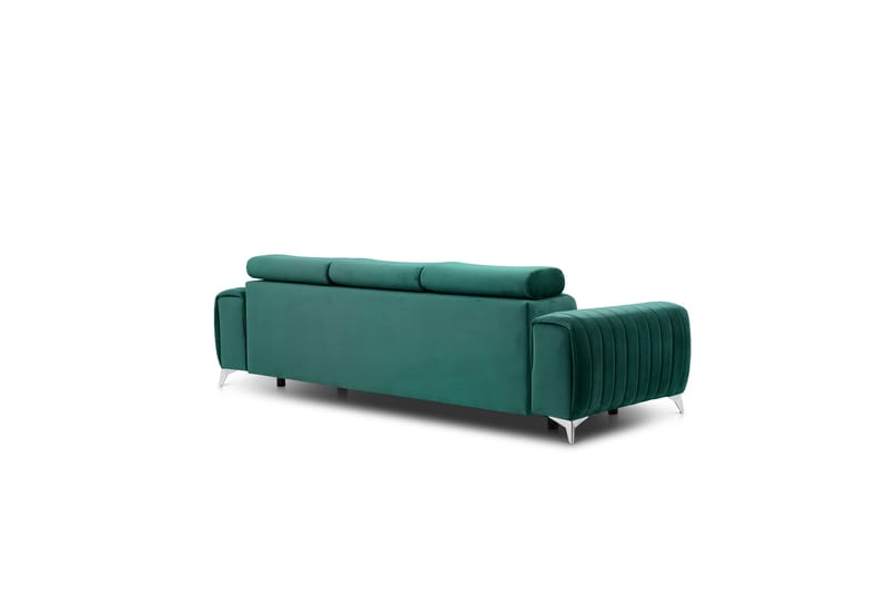 Laurece Sovesofa 3-personers - Grøn - Møbler - Sofaer - Sovesofaer