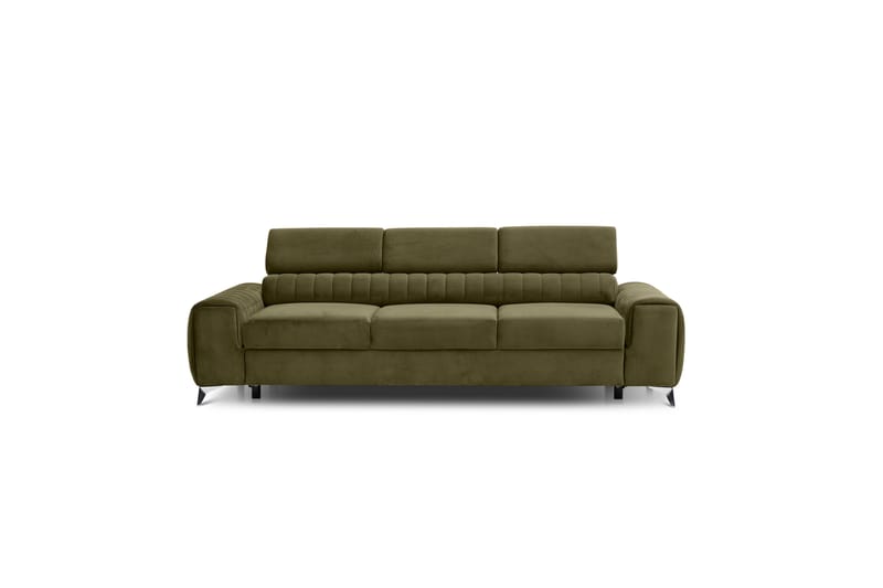 Laurece Sovesofa 3-personers - Grøn - Møbler - Sofaer - Sovesofaer