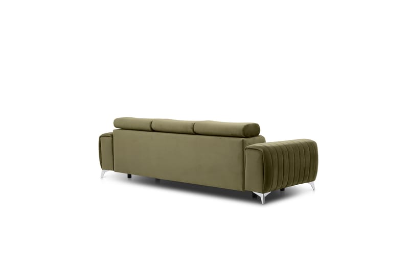 Laurece Sovesofa 3-personers - Grøn - Møbler - Sofaer - Sovesofaer