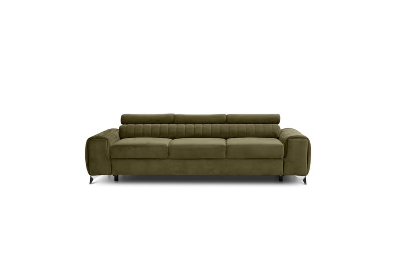 Laurece Sovesofa 3-personers - Grøn - Møbler - Sofaer - Sovesofaer