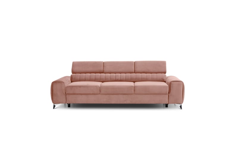 Laurece Sovesofa 3-personers - Rosa - Møbler - Sofaer - Sovesofaer