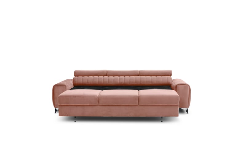 Laurece Sovesofa 3-personers - Rosa - Møbler - Sofaer - Sovesofaer