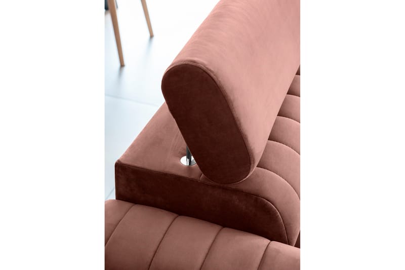 Laurece Sovesofa 3-personers - Rosa - Møbler - Sofaer - Sovesofaer