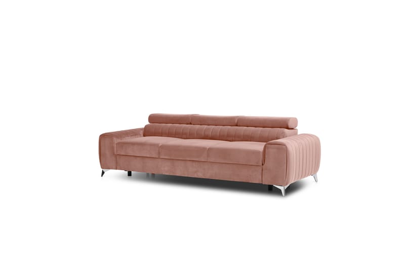 Laurece Sovesofa 3-personers - Rosa - Møbler - Sofaer - Sovesofaer