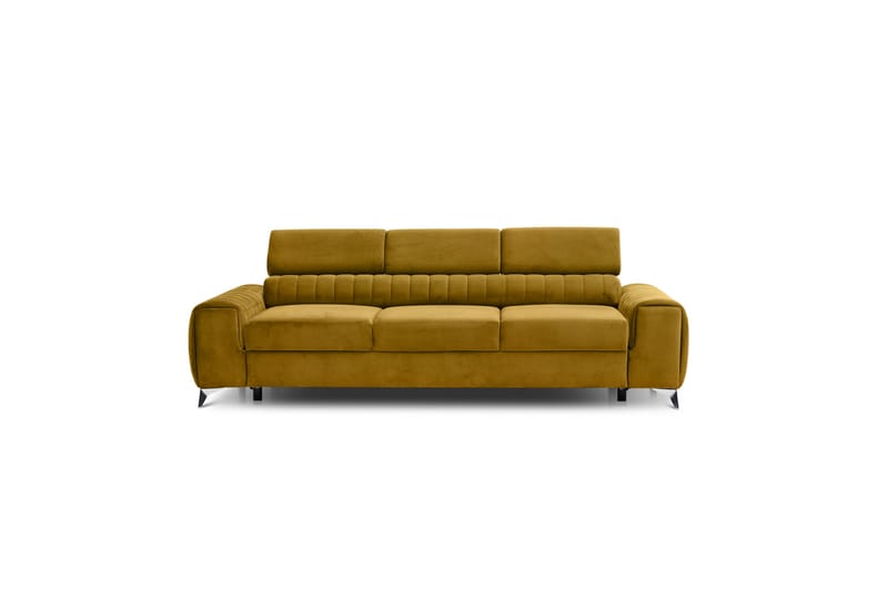 Laurece Sovesofa 3-personers - Gul - Møbler - Sofaer - Sovesofaer