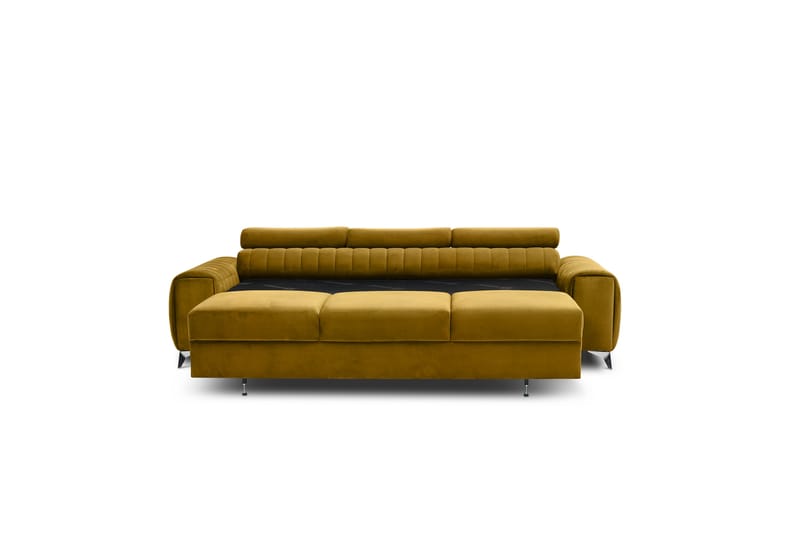 Laurece Sovesofa 3-personers - Gul - Møbler - Sofaer - Sovesofaer