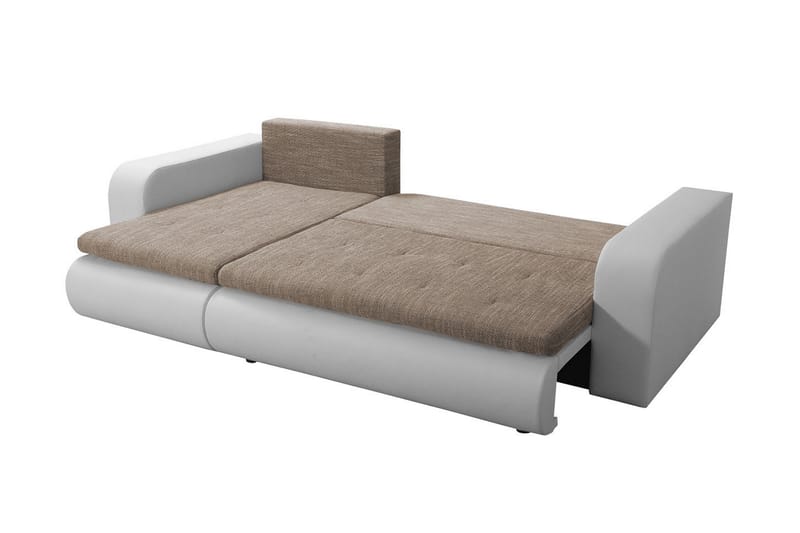 Lecanto Hjørnesovesofa - Hvid/Beige - Møbler - Sofaer - Sovesofaer