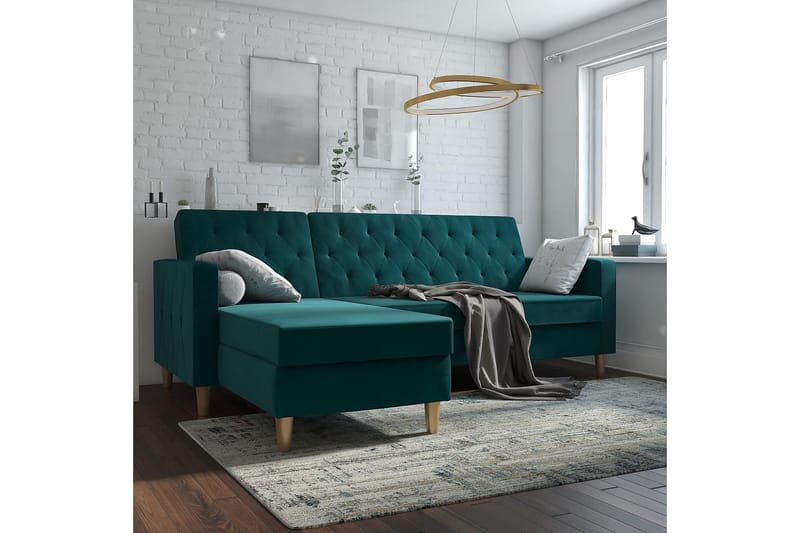 Liberty Chaiselongsovesofa Grøn - CosmoLiving - Møbler - Sofaer - Sovesofaer