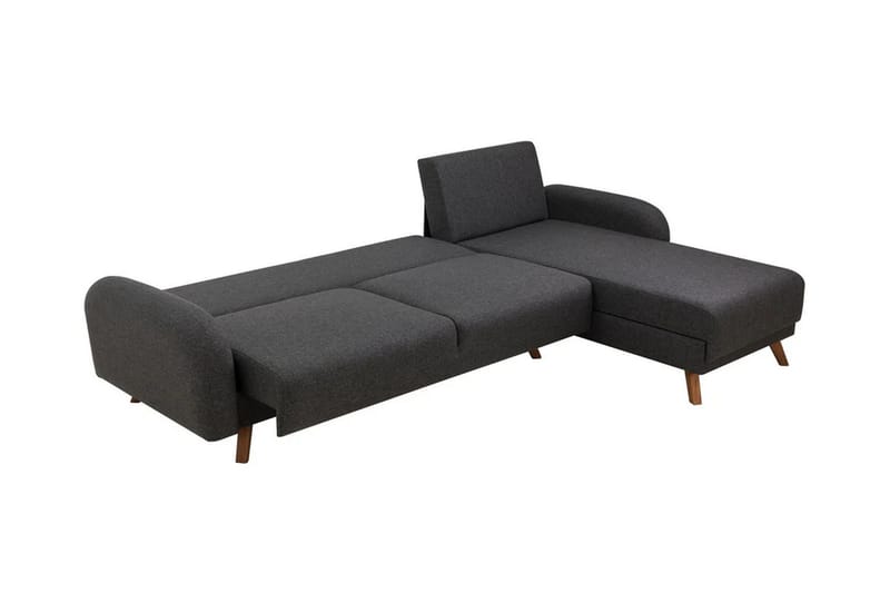 Malkiat Hjørnesovesofa - Antracit - Møbler - Sofaer - Sovesofaer