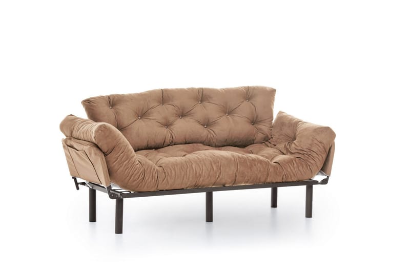 Maryborough Sovesofa 2-personers - Lys brun - Møbler - Sofaer - Sovesofaer