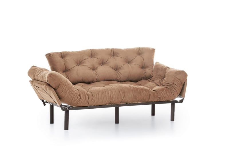 Maryborough Sovesofa 2-personers - Lys brun - Møbler - Sofaer - Sovesofaer