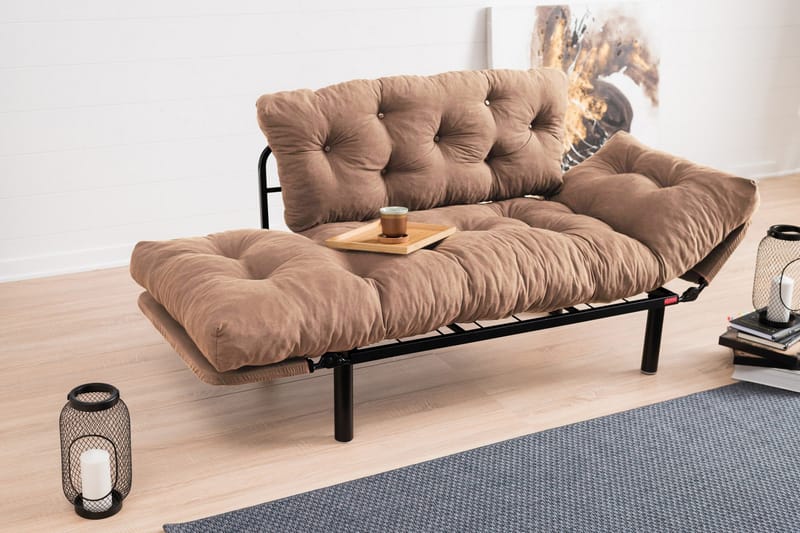 Maryborough Sovesofa 2-personers - Lys brun - Møbler - Sofaer - Sovesofaer