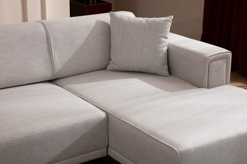 Naoko Sovesofa med chaiselong - Beige - Sovesofaer - Hjørnesovesofa