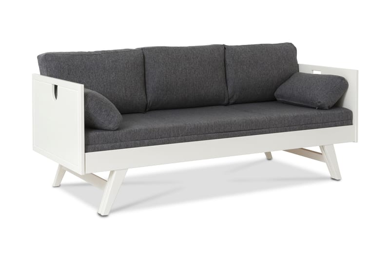 Notte Sovesofa Stel 200 cm Hvid - Møbler - Sofaer - Sovesofaer