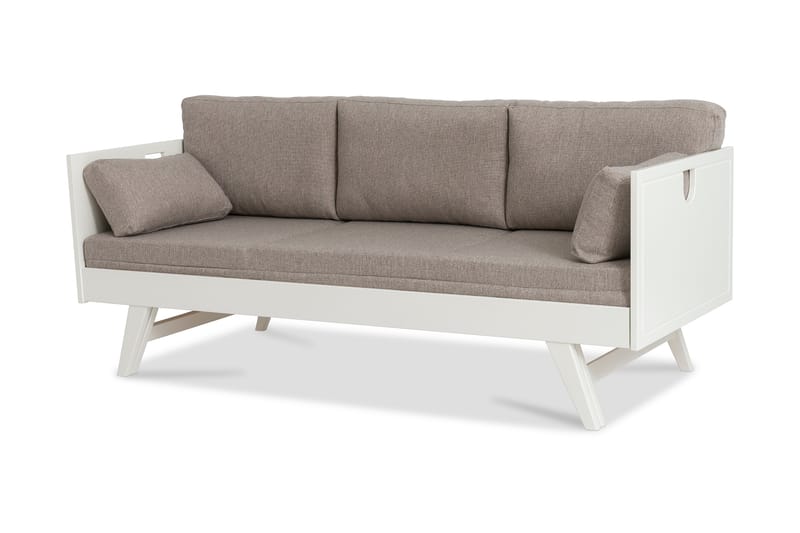 Notte Sovesofa Stel 200 cm Hvid - Møbler - Sofaer - Sovesofaer