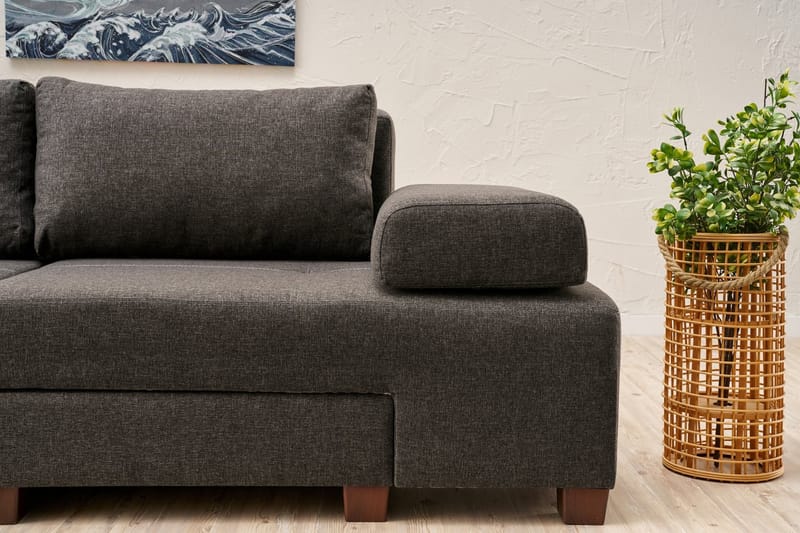 Perenna 3-personers Sovesofa - Antracit - Møbler - Sofaer - Sovesofaer