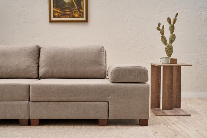 Perenna 3-personers Sovesofa - Creme - Møbler - Sofaer - Sovesofaer