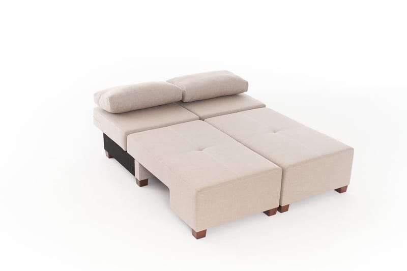 Perenna 3-personers Sovesofa - Creme - Møbler - Sofaer - Sovesofaer