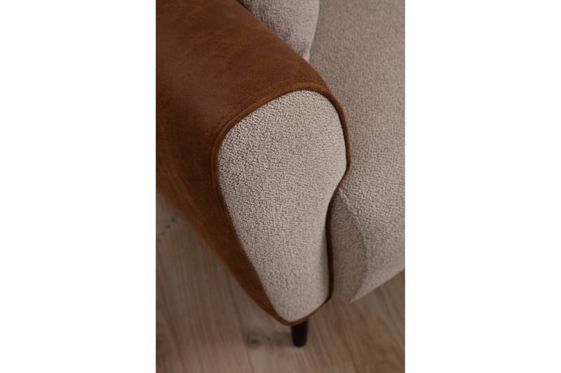 Rebelo Sovesofa med chaiselong - Beige - Møbler - Sofaer - Sovesofaer