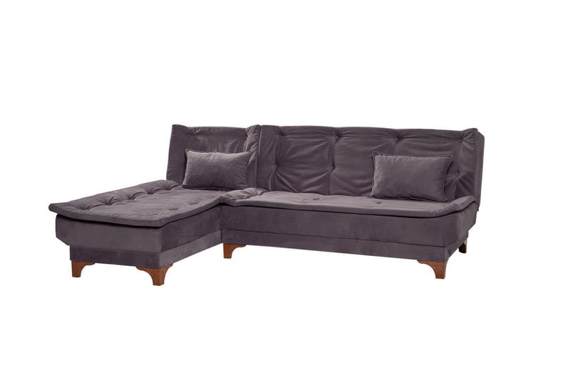 Riversdale Sovesofa med Chaiselong 4-personers - Antracit - Møbler - Sofaer - Sovesofaer