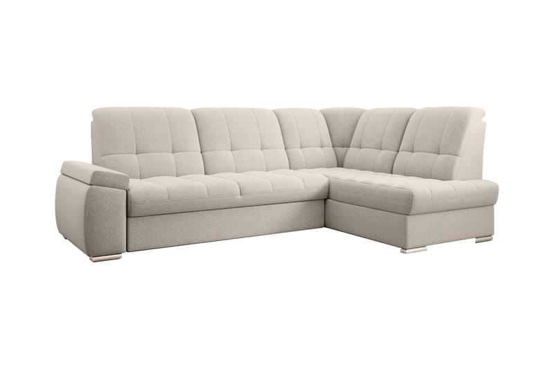 Sajana Sovesofa med Chaiselong 3-personers - Beige - Møbler - Sofaer - Sovesofaer