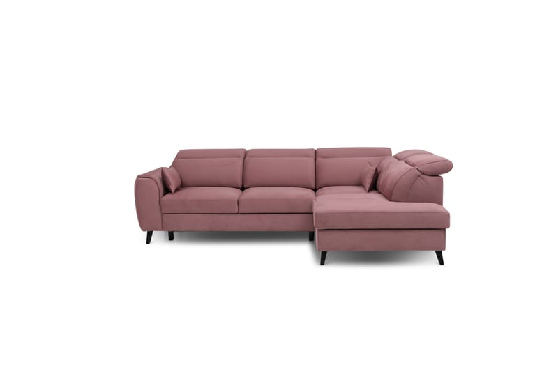 Sajda Sovesofa med Chaiselong 3-personers - Rosa - Møbler - Sofaer - Sovesofaer