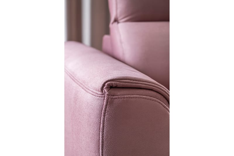 Sajda Sovesofa med Chaiselong 3-personers - Rosa - Møbler - Sofaer - Sovesofaer