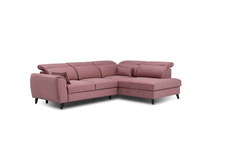 Sajda Sovesofa med Chaiselong 3-personers - Rosa - Møbler - Sofaer - Sovesofaer