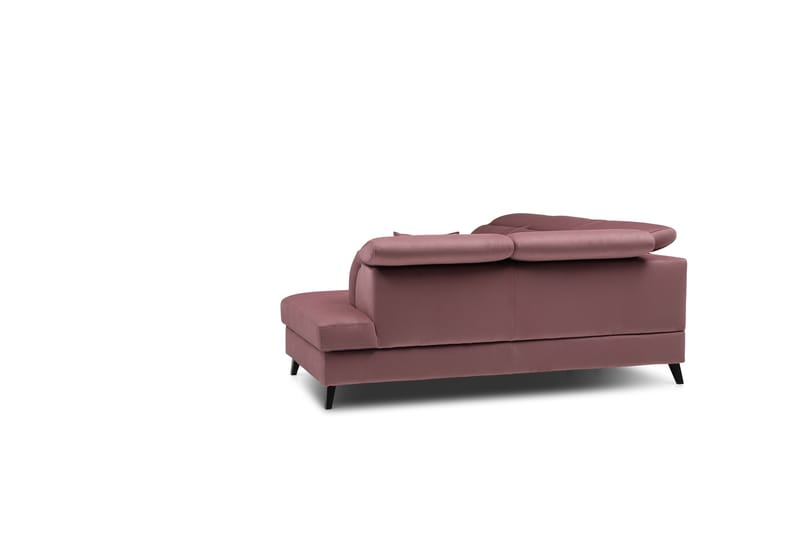 Sajda Sovesofa med Chaiselong 3-personers - Rosa - Møbler - Sofaer - Sovesofaer