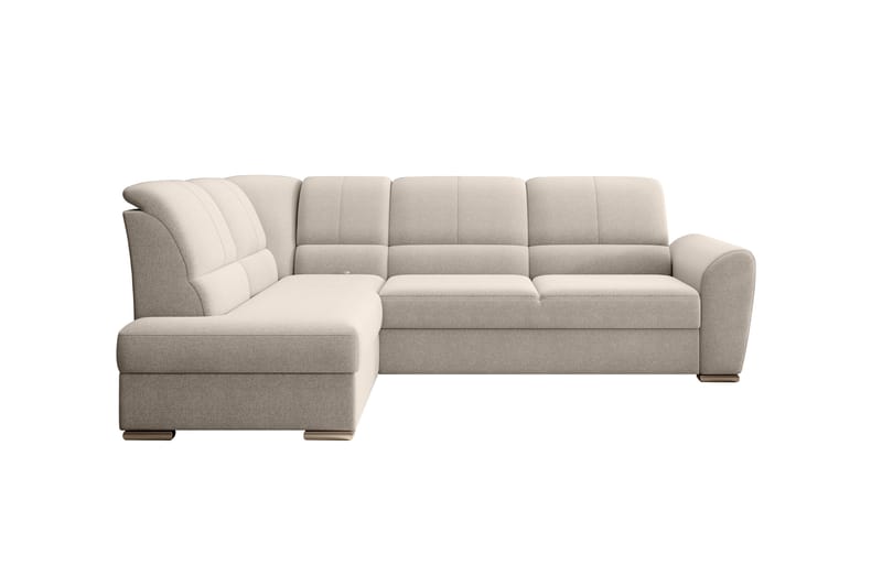 Sajmon Sovesofa med Chaiselong 3-personers - Beige - Møbler - Sofaer - Sovesofaer