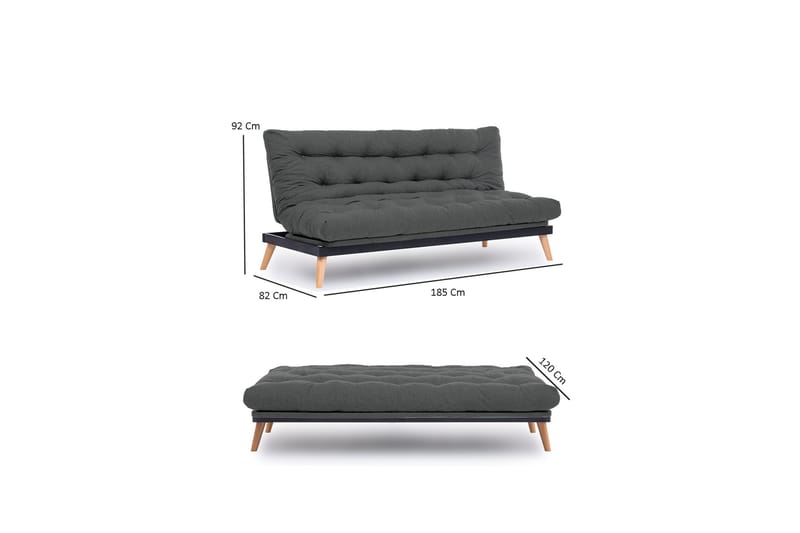 Saki Sovesofa - Grøn - Møbler - Sofaer - Sovesofaer