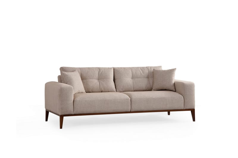 Sinor 4-personers Sovesofa - Beige - Møbler - Sofaer - Sovesofaer