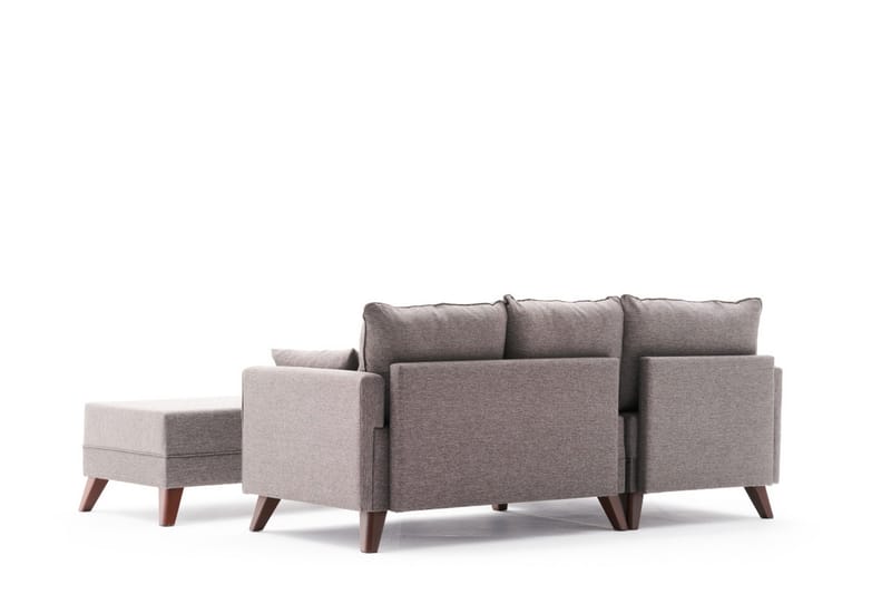 Antigua Mini Sovesofa med Chaiselong Venstre - Brun - Møbler - Sofaer - Sovesofaer - Sovesofa chaiselong