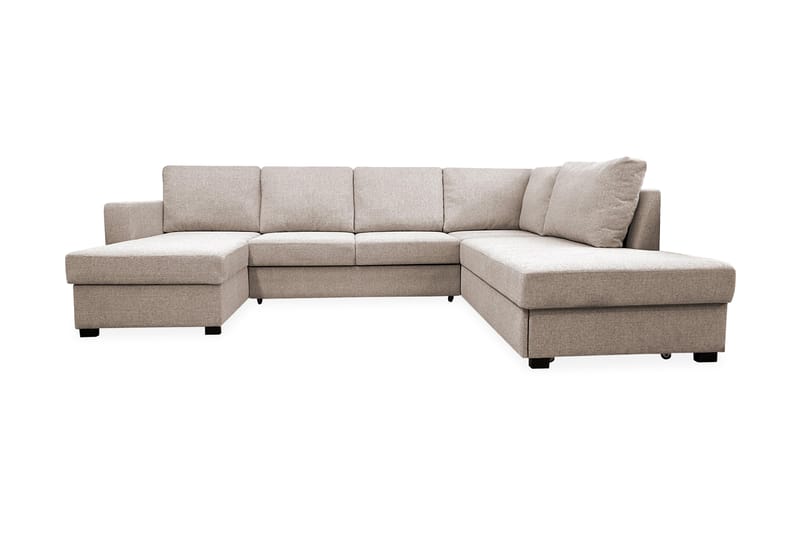 Paris U-Sovesofa Højre - Beige - Møbler - Sofaer - Sovesofaer - Sovesofa chaiselong