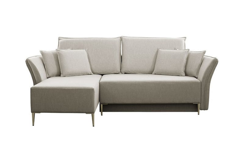 Staffin 3-personers Hjørnesovesofa - Beige - Møbler - Sofaer - Sovesofaer