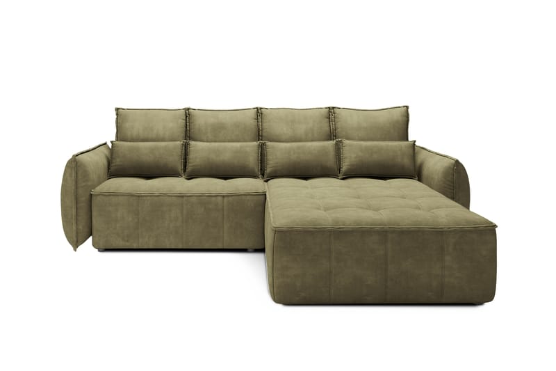 Takara Sovesofa med Chaiselong 3-personers - Grøn - Møbler - Sofaer - Sovesofaer