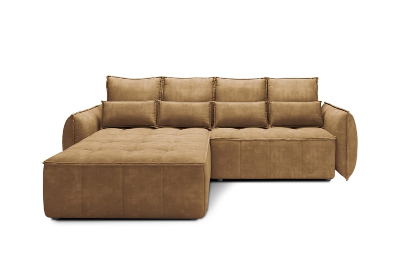 Takara Sovesofa med Chaiselong 3-personers - Gul - Møbler - Sofaer - Sovesofaer