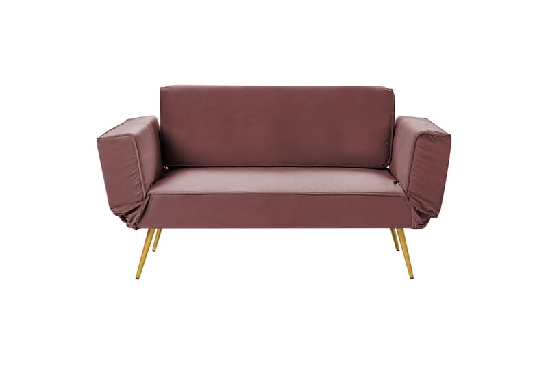 Touya Sovesofa 2-personers - Guld/Rosa - Møbler - Sofaer - Sovesofaer