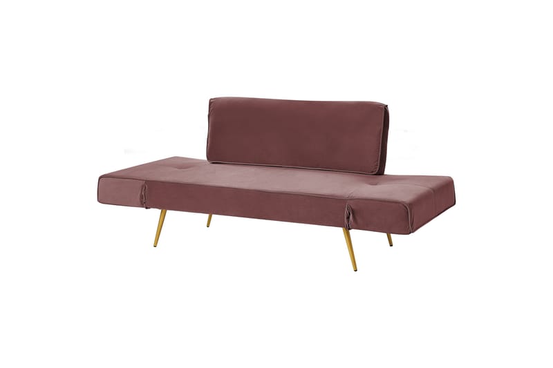 Touya Sovesofa 2-personers - Guld/Rosa - Møbler - Sofaer - Sovesofaer