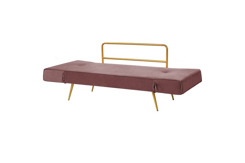 Touya Sovesofa 2-personers - Guld/Rosa - Møbler - Sofaer - Sovesofaer