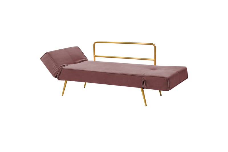 Touya Sovesofa 2-personers - Guld/Rosa - Møbler - Sofaer - Sovesofaer