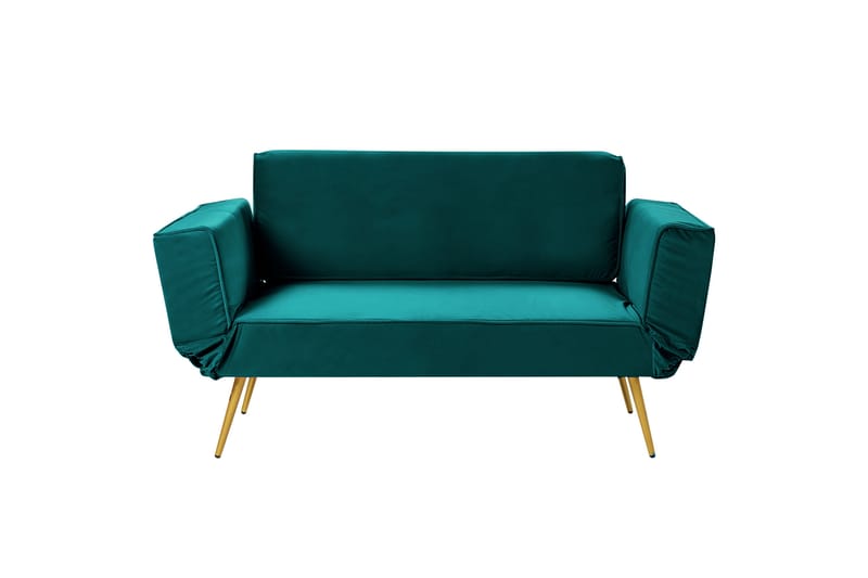 Touya Sovesofa 2-personers - Guld/Grøn - Møbler - Sofaer - Sovesofaer