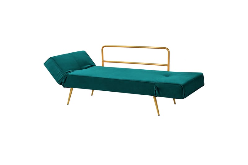 Touya Sovesofa 2-personers - Guld/Grøn - Møbler - Sofaer - Sovesofaer