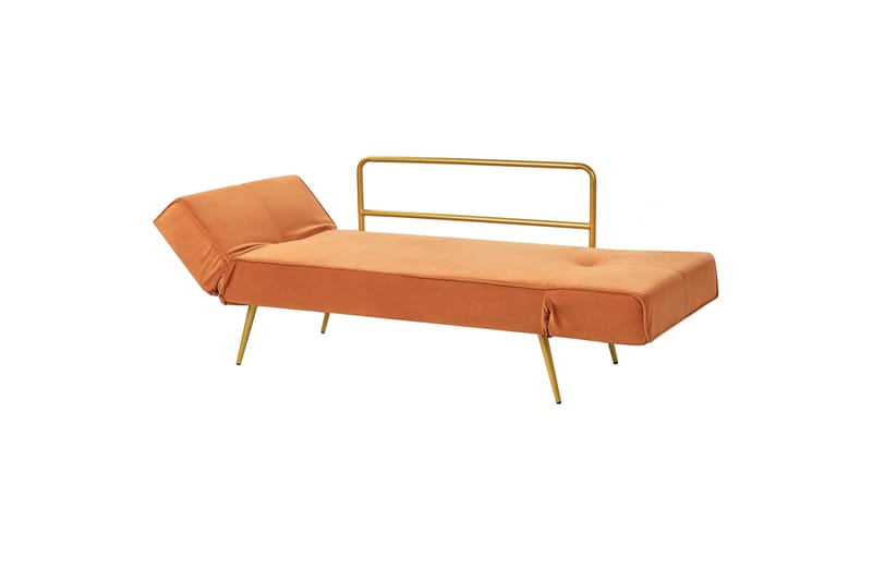 Touya Sovesofa 2-personers - Guld/Orange - Møbler - Sofaer - Sovesofaer