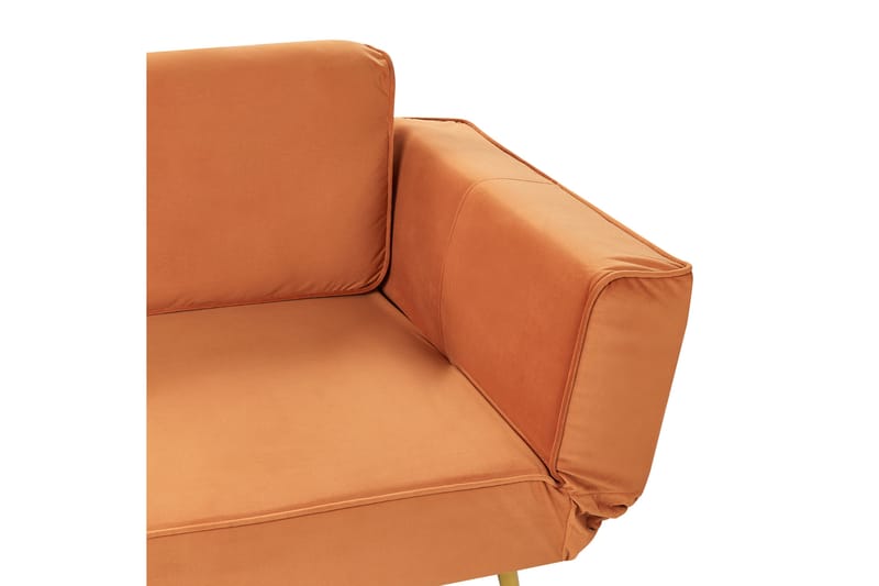 Touya Sovesofa 2-personers - Guld/Orange - Møbler - Sofaer - Sovesofaer