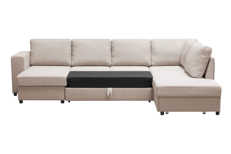 Verona U-Sovesofa Højre - Beige - Møbler - Sofaer - Sovesofaer